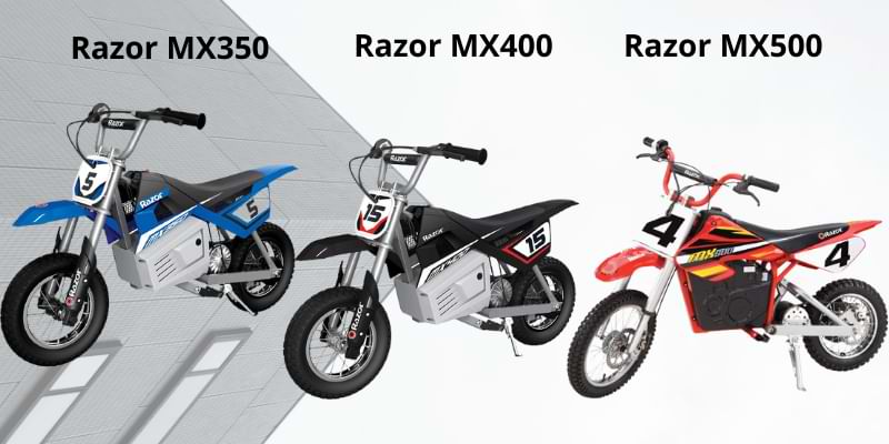 Razor MX350 vs. MX400 vs. MX500 review
