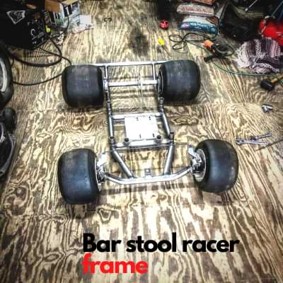 Bar stool racer frame