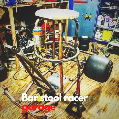 Bar stool racer garage