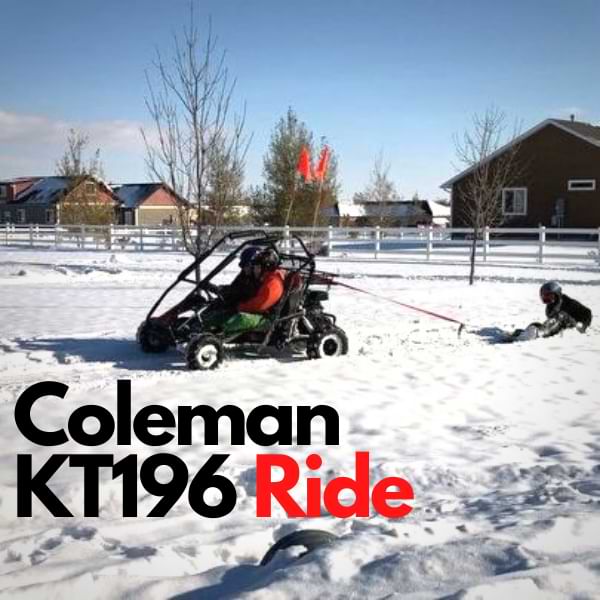 Coleman kt196 GO-Kart ride