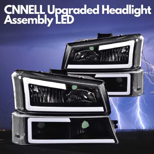 CNNELL Upgraded Headlight Assembly LED