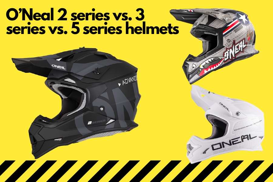 O’Neal 2 series vs. 3 series vs. 5 series helmets
