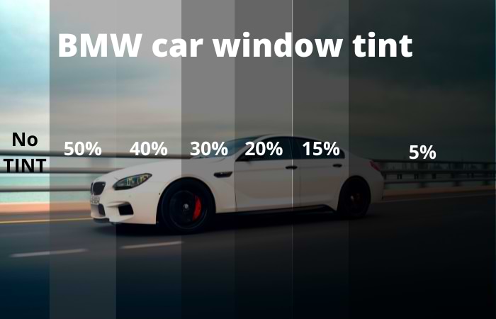 BMW car window tint