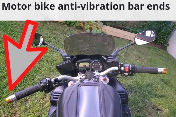 motor bike anti-vibration bar ends
