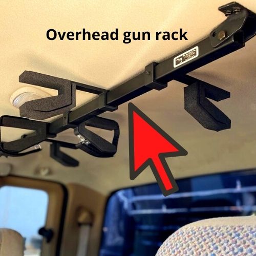Overhead gun rack