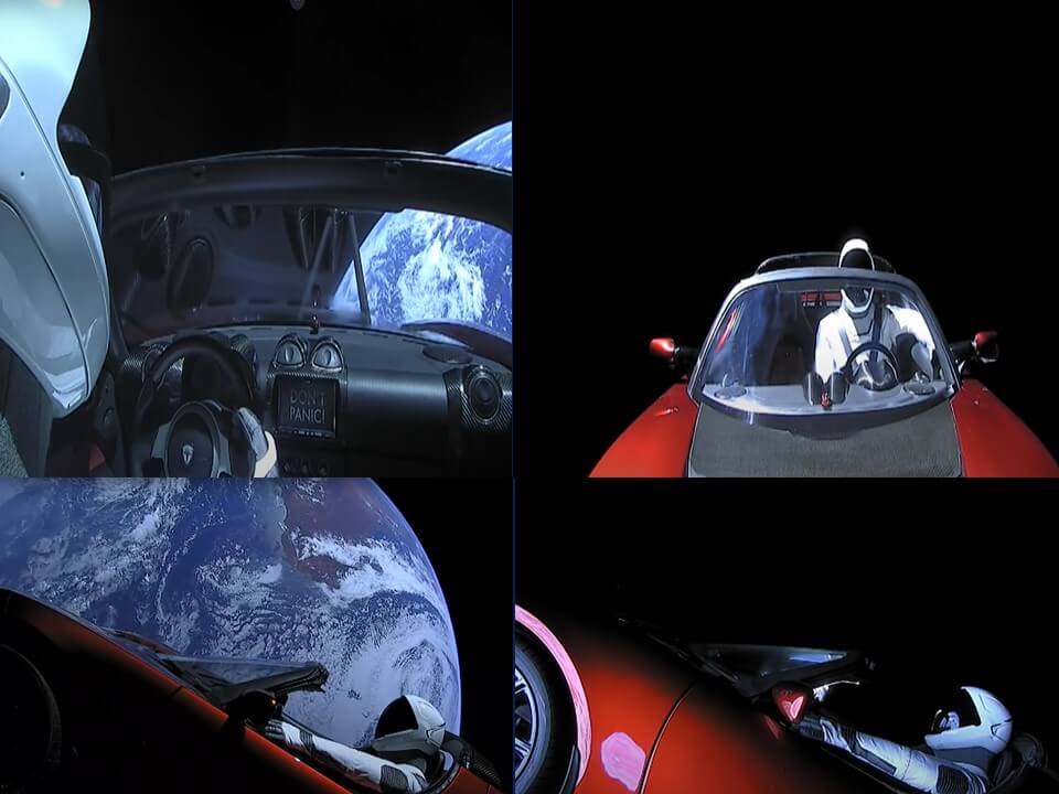 Musk sends ‘Tesla Roadster’ to space